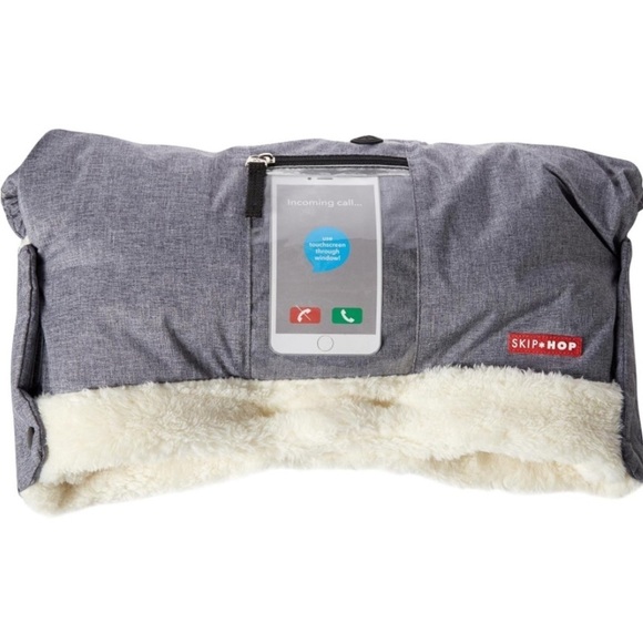 Skip * Hop Stroll & Go 3 season on call hand muff heather grey 5 star - Picture 6 of 11